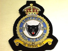 258 Squadron RAF KC wire blazer badge - Click Image to Close